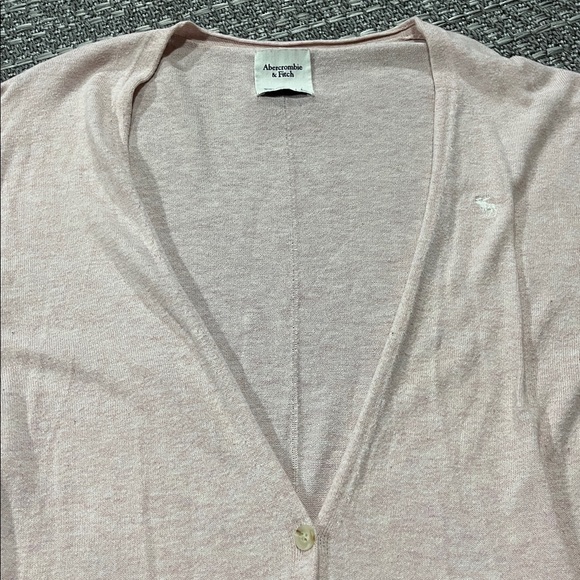 Abercrombie & Fitch | Pink Lightweight Cardigan - Picture 4 of 10